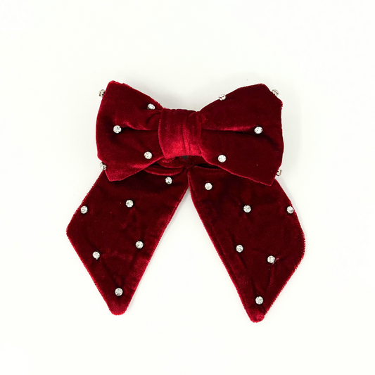 No Competition Velvet Hair Bow