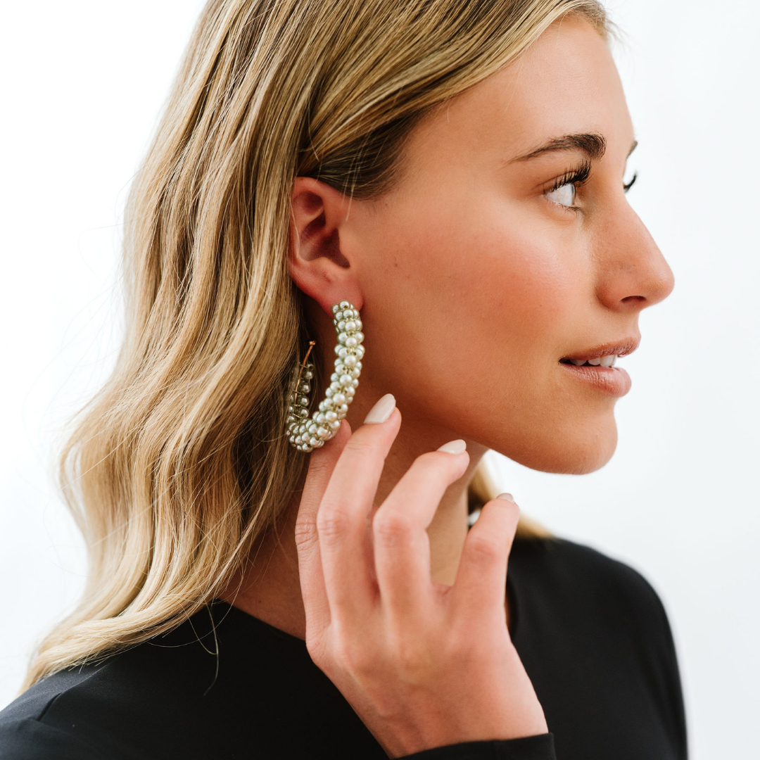 Pearls of Wisdom Earrings - SMALL