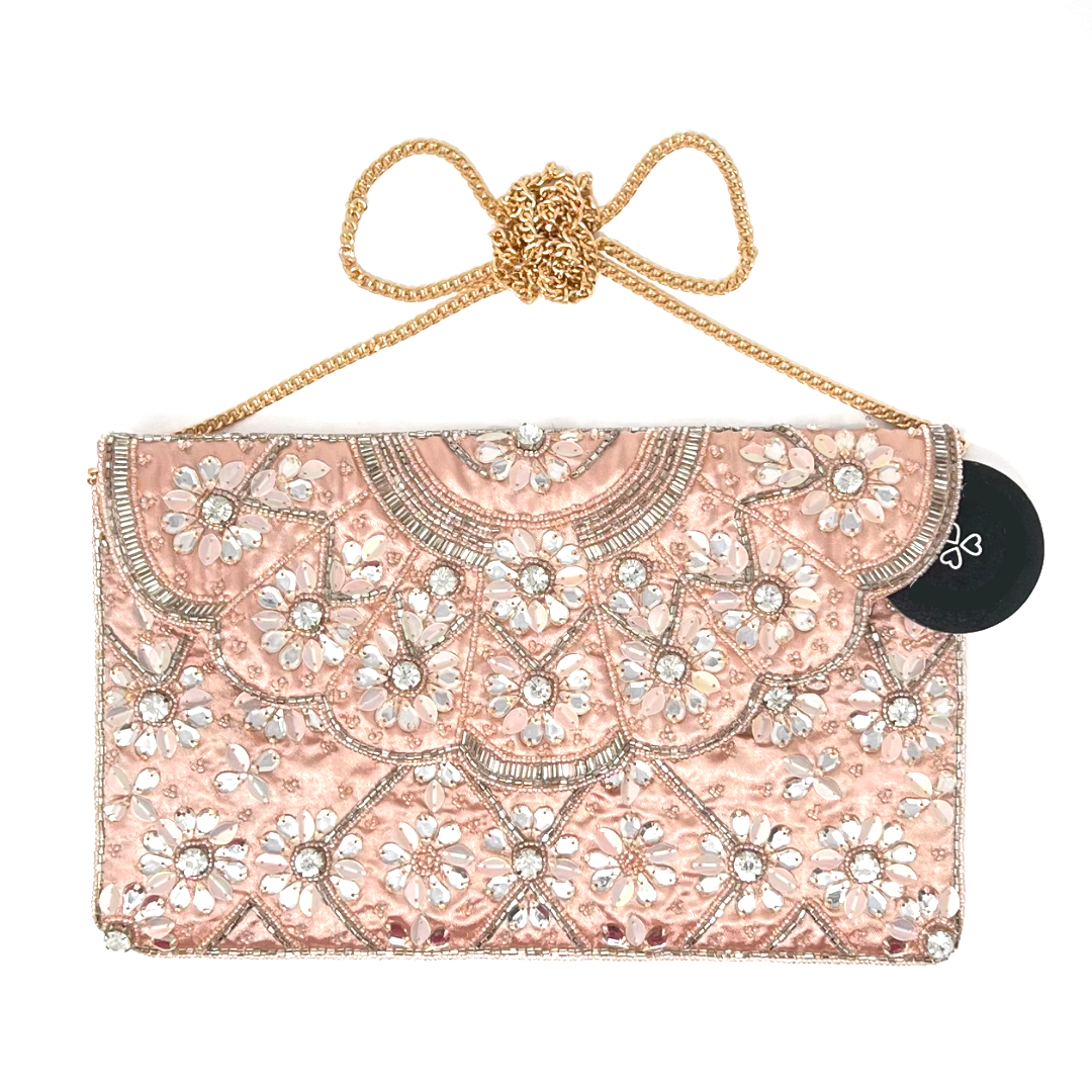 With A Passion Beaded Clutch